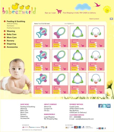 product page